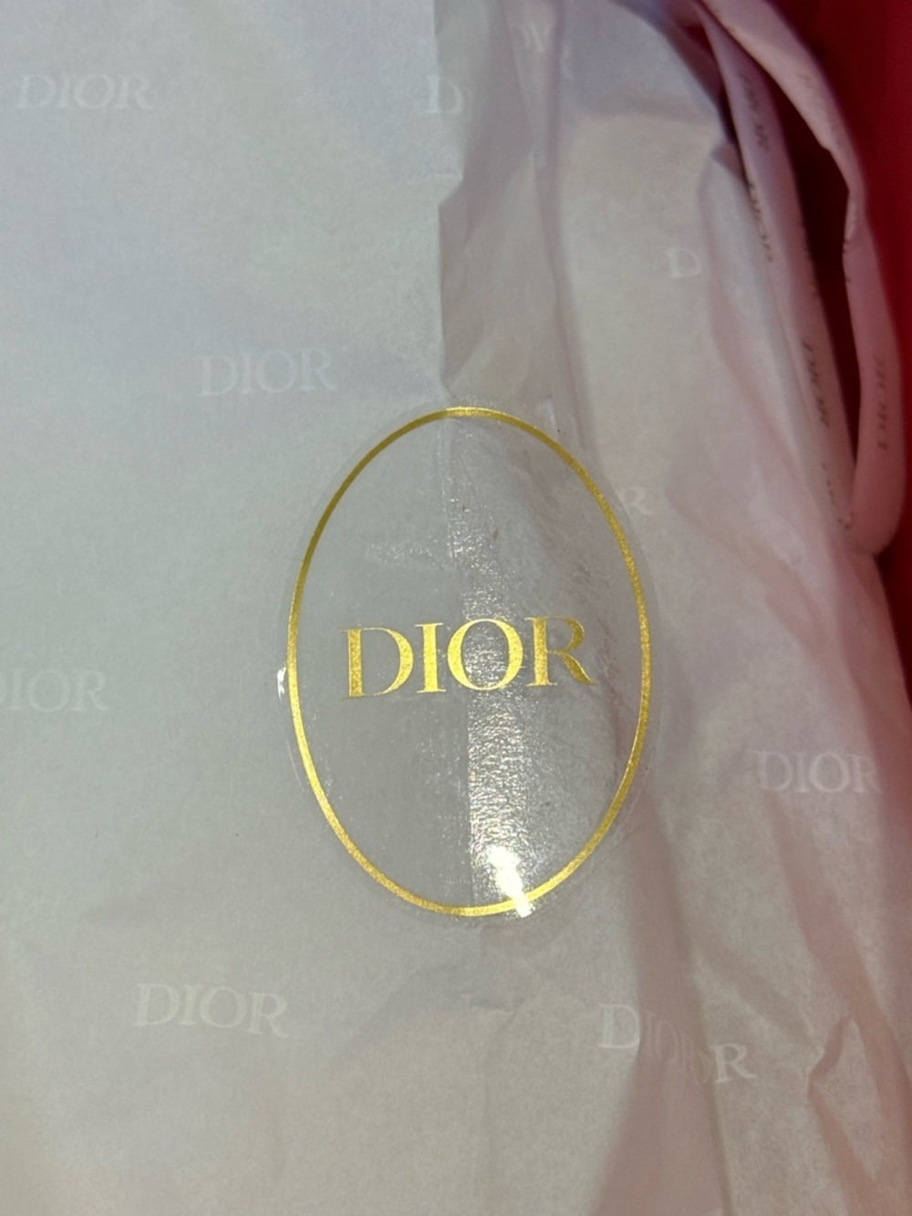 Christian Dior Je Vous Adore Limited Edition White Red Gift Box 8x8x4.5 - Picture 5 of 5